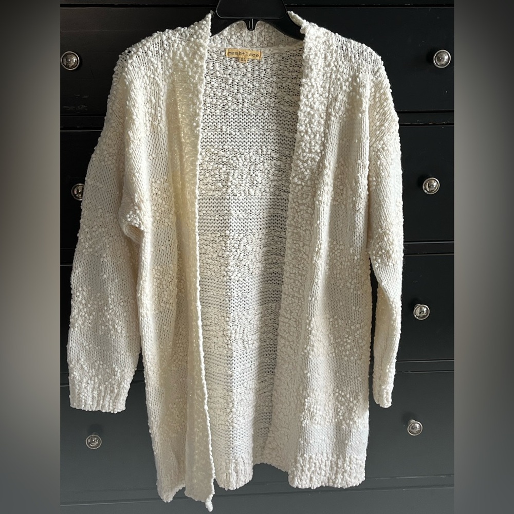 Chenille sweater size XL